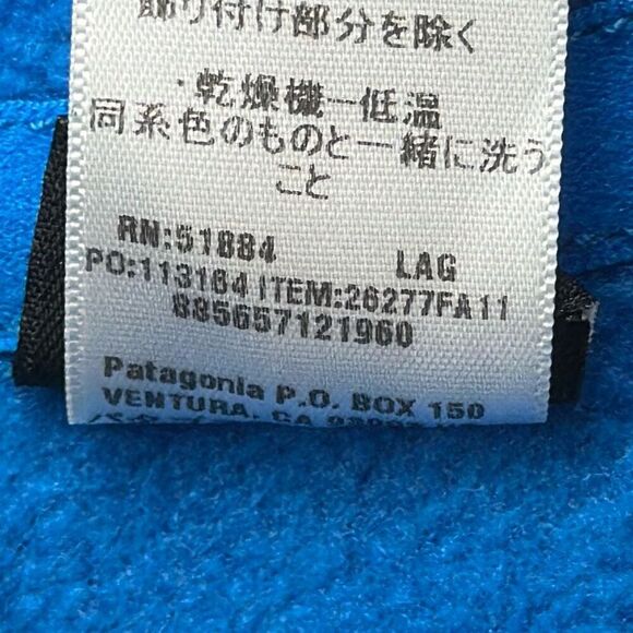 Patagonia Worn Wear Women's Micro D 1/4-Zip Fleece Pullover size M Medium Blue - Picture 8 of 16